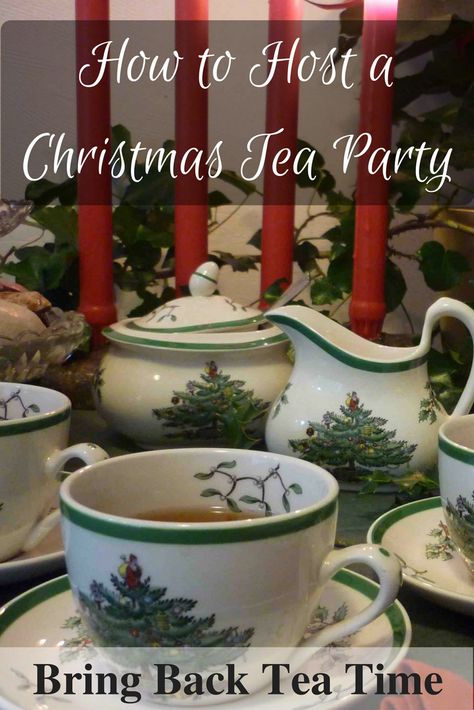 Suggestions on Planning a Holiday Tea Party Tea Party Savories, Christmas Morning Tea Ideas, Christmas Morning Tea, Gingerbread Tea Party, Christmas Tea Ideas, Tea Room Ideas, Christmas Tea Party Ideas, Christmas Teas, Holiday Tea Party