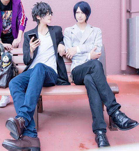 Akira & Yusuke Cosplay | Persona 5 Yusuke Kitagawa Cosplay, Cosplay Persona 5, Joker P5 Cosplay, Joker Cosplay Persona, Persona 5 Joker X Yusuke, Persona 3 Cosplay, Persona Cosplay, Persona 5 Yusuke, Persona 5 Cosplay