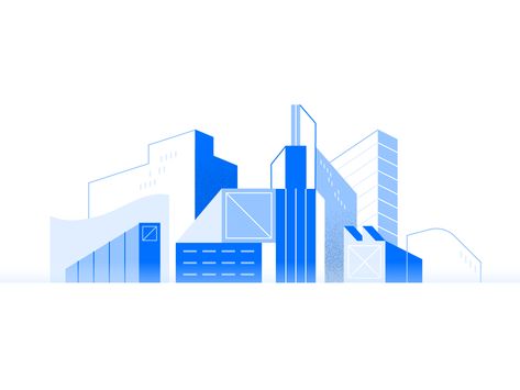 First styleframe approach for one of recent animation at @ILLO  Not the final one. Future City Illustration, Futuristic City Illustration, Tesla Illustration, Investment Illustration, Skyline Illustration, Web Illustration, Icon Ideas, City Icon, Building Illustration