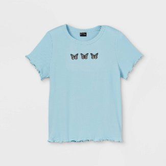 Kids' Clothing & Accessories Deals : Target Australia For Kids, One Piece Clothing, Large Clothes, Embroidered Shorts, Comfy Fashion, Embroidered Tshirt, Girls Clothes, Basic Tops