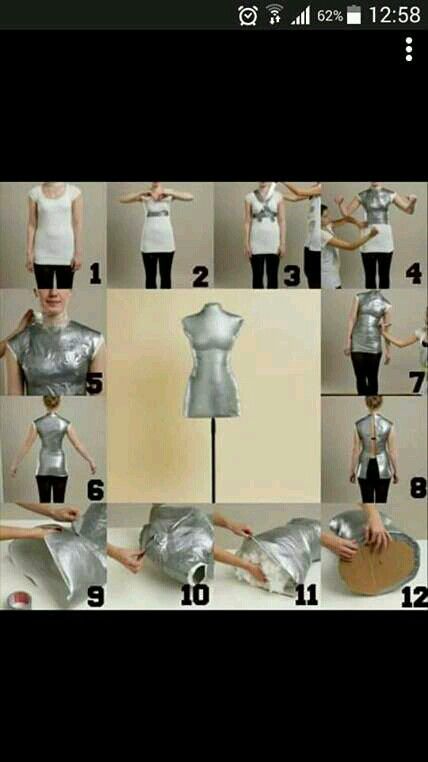 Mannequin Diy, Sewing Form, Diy Sy, Sewing Projects Clothes, Diy Clothes Design, Fashion Sewing Tutorials, Diy Fashion Clothing, Sewing Design, Diy Sewing Clothes