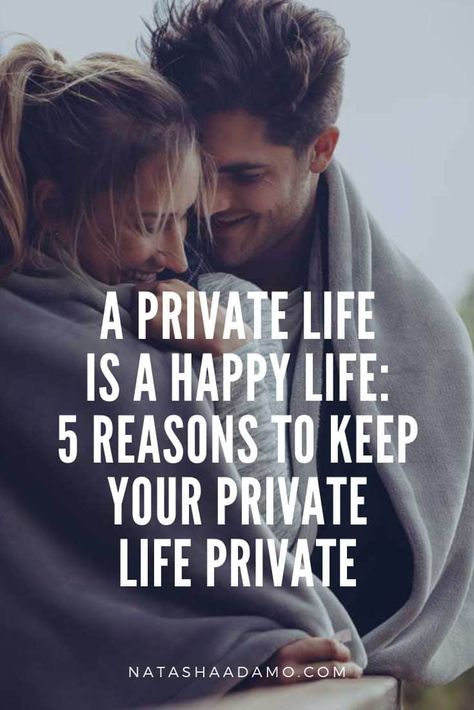 A private life is a happy life. Seriously. The older I get, the more I'm able to appreciate the value of privacy, without the associated guilt I used to feel about implementing it. A private life is a happy life because as the respect that you have for your own privacy increases, the drama, bad luck, bullsh*t, and insecurity in your life instantly decreases. Here's what I wish I could have told my younger, way too overzealous and oversharing self: via @natasha_adamo Living A Private Life Quotes, Private Life Quotes, Privacy Quotes, Love And Romance Quotes, Introvert Personality, Aristotle Quotes, Value Quotes, Introvert Quotes, Romance Quotes