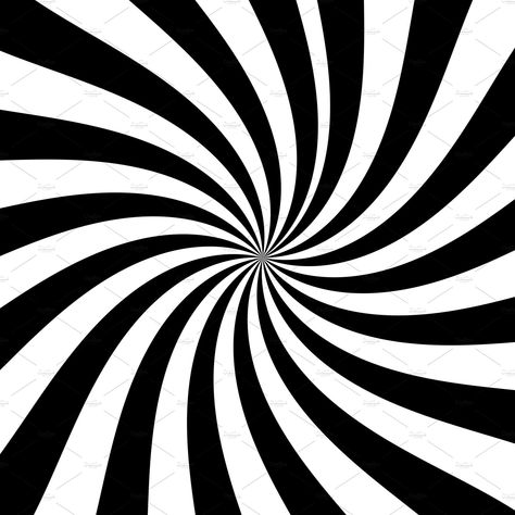 Black and white spiral strips in a t #Ad , #sponsored, #Ray#tunnel#style#burst Black And White Spiral Background, Tunnel Illusion, Black Living Room Ideas, Ray Line, Black And White Spiral, Arte Pop Up, Lines Illustration, Projector Photography, Black And White Patterns