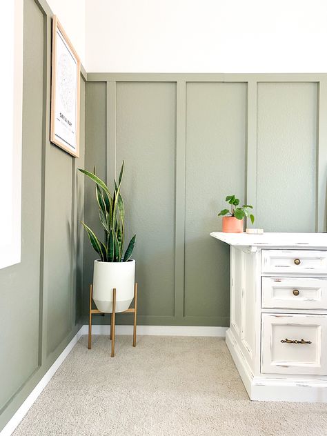 Popular Interior Paint Colors, Muted Sage, Sage Green Bedroom, Green Walls, Interior Paint Colors, Green Rooms, Bedroom Green, Paint Colors For Home, Room Colors