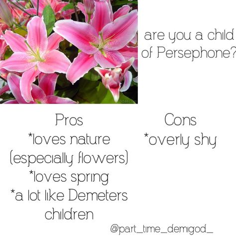 Child Of Persephone Pjo, Persephone Cabin, Pjo Cabins, Goddess Persephone, Percy Jackson Head Canon, Percy Jackson Fan Art, Percy Jackson Funny, Percy Jackson Fandom, Oc Ideas