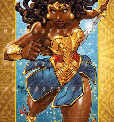 Wonder Women – Marcus The Visual Marcus The Visual, Nubia Wonder Woman, Black Wonder Woman, Wonder Woma, Marcus Williams, Wonder Woman Art, Music Drawings, Black Comics, Angel Warrior