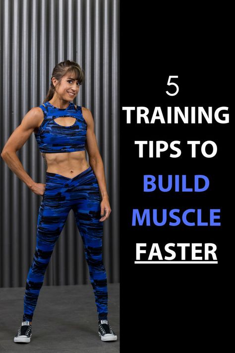 Want to look more defined and build muscle? Try these training techniques! Exercises And What Muscles They Work, Muscular Build Women, Muscles Building Workouts, Build Muscle Fast Women, Build Shoulder Muscle For Women, Arm Workout To Build Muscle, How To Build Leg Muscle For Women, How To Build Muscle, How To Build Muscle For Women