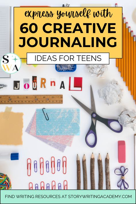 Need fresh journaling ideas? These 60 creative prompts are perfect for teens looking to explore their thoughts, express themselves, and build writing skills. Whether you're journaling for fun or part of a classroom activity, these prompts will help you dive deeper into self-reflection and creativity. Ideal for teachers guiding high school students or teens writing on their own! #TeenJournaling #CreativeWriting #HighSchoolWriting #JournalingPrompts #SelfExpression Creative Journal Prompts, Journal Prompts For Teens, Teaching Creative Writing, Creative Writing Activities, College Admission Essay, High School Writing, Creative Prompts, Admissions Essay, Activities For Teens