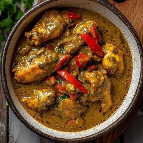 Chef Bobby Flay 🥪🍟🍖 | Jamaican Curry Chicken Recipe | Facebook Curry Chicken Recipe, Green Seasoning, Chef Bobby Flay, Jamaican Curry Chicken, Jamaican Curry, Bobby Flay, Giada De Laurentiis, Curry Chicken Recipes, Recipe Ingredients