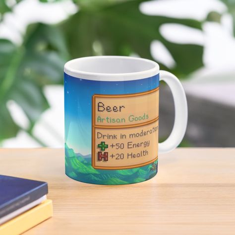 Honey Drink, Wine Design, Stardew Valley, Pale Ale, Pina Colada, Fun Drinks, Beer Mug, A Coffee, Mug Designs