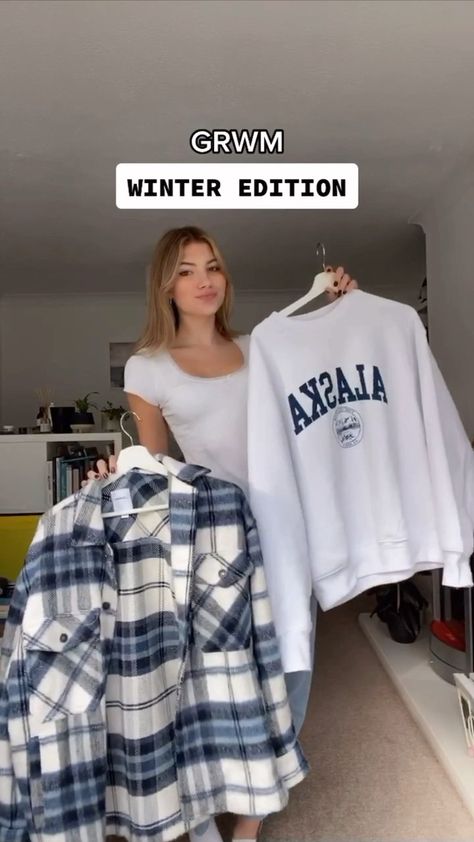 Best Layering Outfits, Winter Outfit Cute, Cute Outfits Casual, Pageboy Haircut, Asos Sweatshirt, Day Video, Outfit Cute, Hijab Styles, Easy Winter Outfit