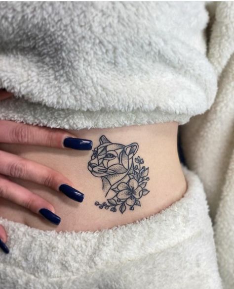 25 Fierce Panther Tattoo Designs - The XO Factor Panther Design Tattoo, Black Panther Outline Tattoo, Panther And Flower Tattoo, Small Panther Tattoo For Women, Simple Panther Tattoo, Feminine Panther Tattoo, Florida Panther Tattoo, Puma Tattoo For Women, Small Panther Tattoo