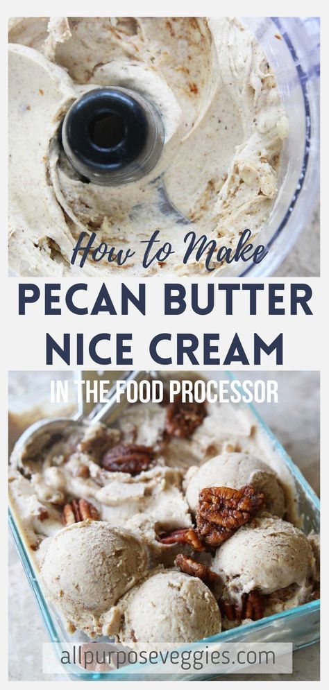 Butter Pecan Ice Cream Recipe, Exotic Desserts, Vegan Frozen Dessert, Nut Salad, Pecan Butter, Butter Pecan Ice Cream, Vegan Ice Cream Recipe, Pecan Ice Cream, Plant Based Desserts