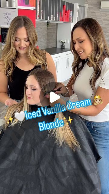 Patricia Nikole on Instagram: "🤍Would you try?✨Leave a 💕 if you love this Blend🔥🤎!
🤍🤎Iced Vanilla Cream🤍Blonde
✨I created a perfect seamless blend using my ✨PaintedHair✨ Foil technique✨
Using @schwarzkopfusa Assisted by my daughter @alysestyles ✨
🤍Note: She loved the color of her hair but needed the blonde brought up without being overly Blonded👸🏼🫡! BLONDME lifting was perfect for her Haircolor goals✨🤍!

BLONDME lifting in the shade Ice
BLONDME premium developer 9% 30 Vol
BLONDME Bond Enforcing Premium Lightener 9 + 
BLONDME Premium Developer 6% 20 Vol

Color melt:
Base
IGORA VIBRANCE 7-1 + 13Vol IGORA VIBRANCE ACTIVATOR LOTION
Toner 10-1 + 10-4
 Model:
🤍What do you think?!😍
🤎Like, Share and Check out my other posts💕

⭐️ Are you looking to grow your painting, Haircoloring & Vanilla Cream Blonde Hair, Cream Blonde Hair, Cream Blonde, Igora Vibrance, Vanilla Blonde, Color Melt, Hair Toner, Color Melting, Vanilla Cream