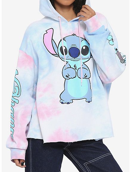 Lilo And Stitch Merchandise, Hoodie Images, Lilo And Stitch Quotes, Stitch Backpack, Tie Dye Girl, Cute Disney Outfits, Stitch Toy, Stitch Hoodie, Stitch Clothes