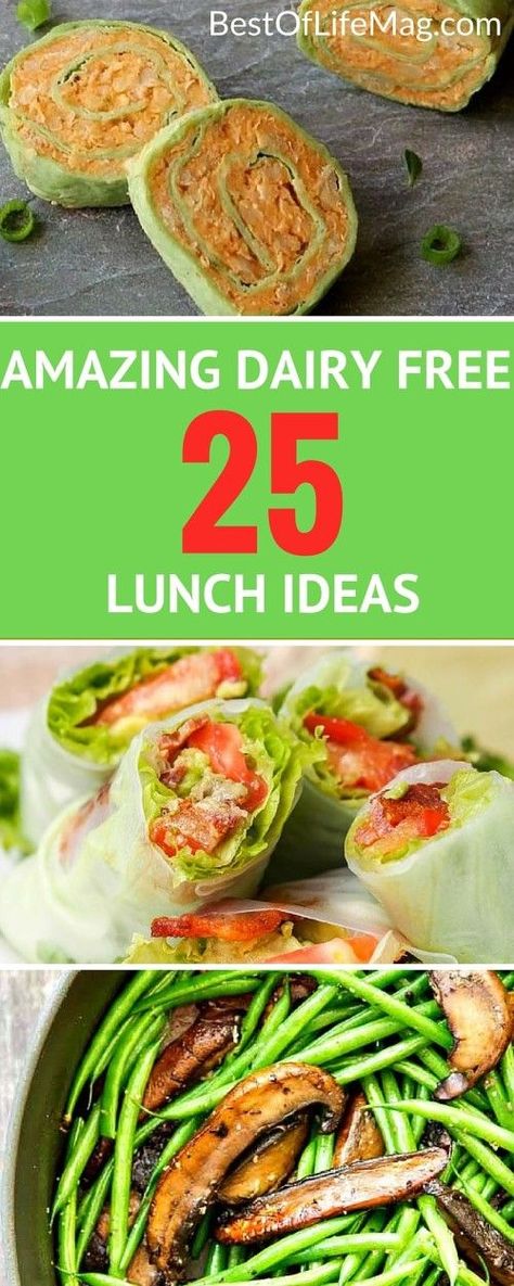 Giving up dairy was hard at first, but all I had to do was get creative and open up my mind to new things. These dairy free lunches are some of my favorites and are easy to weave into living a healthier lifestyle. Dairy Free Lunches, Dairy Free Lunch Ideas, Dairy Free Lunch, Lactose Free Recipes, Vegetarian Meals For Kids, Nutribullet Recipes, Lactose Free Diet, Dairy Free Dinner, Dairy Free Breakfasts