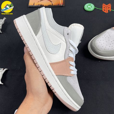 Nike Air Force 1 Custom, Nike Air Jordan Shoes, Unique Sneakers, Simple Shoes, Nike Air Jordans, Air Jordan 1 Low, Jordan 1 Low, Air Jordan Shoes, Sneaker Heels