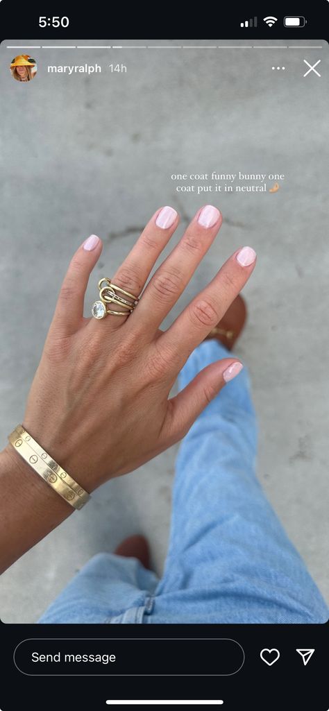 Blake Lively Nails, Squoval Nails, Blake Lively, Girly Things, Nail Inspo, Nails, Beauty