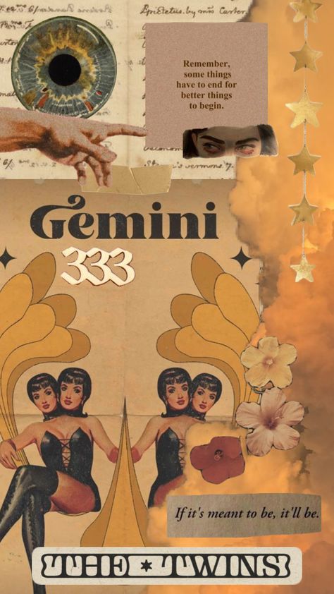 Gemini Wallpaper Aesthetic, Aesthetic Gemini, Gemini Aesthetic, Gemini Wallpaper, Iphone Wallpaper Photos, It's Meant To Be, Vintage Wallpaper, Wallpaper Aesthetic, Aesthetic Wallpaper