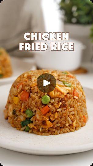 49K views · 2.3K reactions | Easy, delicious Chicken Fried Rice Recipe. 
Ingredient
Chicken 200 grams/7oz
Cooked rice 4 cups or two servings 
Garlic 2 cloves
Onion 1 
Spring onions 2-3
Mixed diced vegetables, frozen or fresh, 2 cups ( about 200 g )
Cooking oil 2 tbsp ( sunflower, peanut, or vegetable oil )
Sesame oil 2 tsp
Egg 2 
Salt to taste

For stir-fry sauce
Regular soy sauce 2 tbsp 
Dark soy sauce 2 tsp
Oyster sauce 2-3 tbsp
White pepper half tsp
Sugar 1 tbsp

Instructions
Combine regular soy sauce, dark soy sauce, oyster sauce, sugar, and white pepper. Dice the chicken and season it with a tablespoon of stir-fry sauce. 
Prepare the veggies. Beat two eggs with a pinch of salt. 
Over medium-high heat, saute minced garlic and chicken. Push chicken to one side and stir fry eggs. Set the Dairy Free Vegetable Recipes, Mashed Potato Cake Recipe, Chicken Fried Rice Recipe Easy, Asian Cusine, Fried Rice At Home, Chicken Fried Rice Easy, Fried Rice Recipe Easy, Homemade Chinese Food, Chicken Fried Rice Recipe