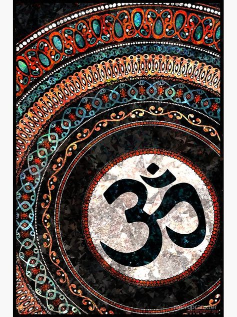 Yoga Symbols Art, Om Symbol Art, Om Symbol Wallpaper, Om Art, Yoga Symbols, Mandala Digital, Mandala Wallpaper, Amoled Wallpapers, Wallpaper Cantik