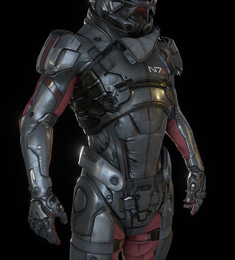 Mass Effect: Andromeda - Pathfinder concept art 02 Mass Effect Armor, N7 Armor, Mass Effect Andromeda, Sci Fi Armor, Sci-fi Armor, Battle Armor, Space Suit, Star Citizen, Armor Concept