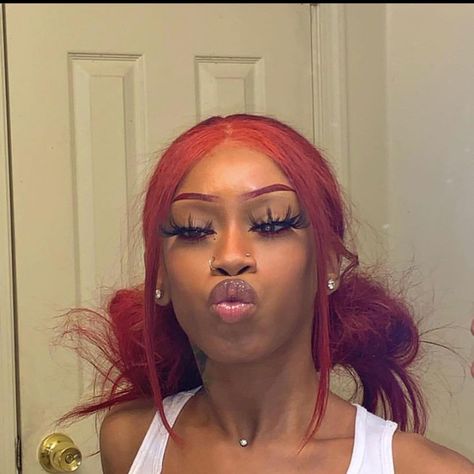 Red Hair, Lashes, Hairstyles, Funny, Twitter, Red, Hair, Black