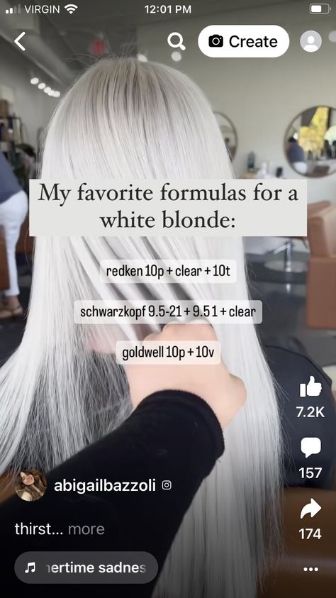 White Hair Toner, Hair With Pink Highlights, Blonde Hair With Pink, Blonde Hair With Pink Highlights, Schwarzkopf Hair Color, Ice Blonde Hair, Hair Foils, Redken Hair Color, Hair With Dark Roots