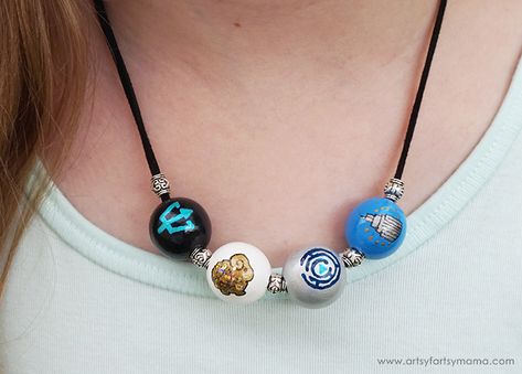 Percy Jackson Camp Half-Blood Necklace | artsy-fartsy mama Chb Necklace Percy Jackson, Percy Jackson Bead Necklace, Camp Halfblood Necklace, Chb Necklace, Demigod Aesthetic, Camp Half Blood Necklace, Hoo Pjo, Percy Jackson Necklace, Blood Necklace