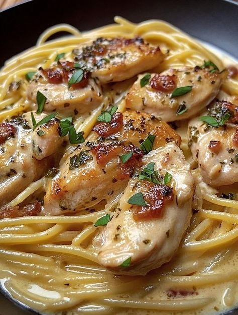 Creamy Italian Chicken Pasta, Chicken Breast Cutlets, Italian Chicken Pasta, Creamy Italian Chicken, Chicken Breast Cutlet, Carla Hall, Points Recipes, Pasta Ingredients, Slow Cooked Beef