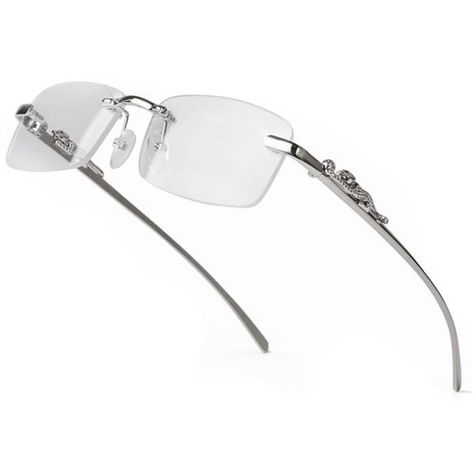 PRICES MAY VARY. Versatile Style: Whether you're channeling the 70s, 80s or 90s, these clear tint silver frame designer leopard glasses are a great addition to your wardrobe. The black square glasses design is timeless, making them suitable for both polarized glasses women and men. Clear lens fashion for mens everyday wear. eyeglasses for men are perfect choice for vacation and activities, such as driving, shopping, traveling, taking photos, and being suitable high fashion accessory and daily we