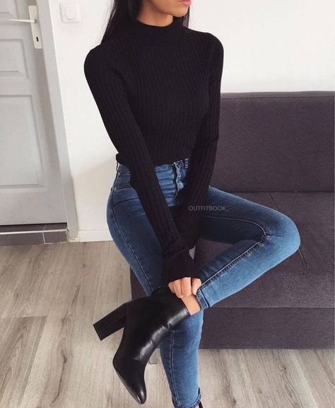 Kasut Wanita, Chique Outfit, Populaire Outfits, Outfit Jeans, Ținută Casual, Outfit Trends, Modieuze Outfits, Elegantes Outfit, Winter Trends