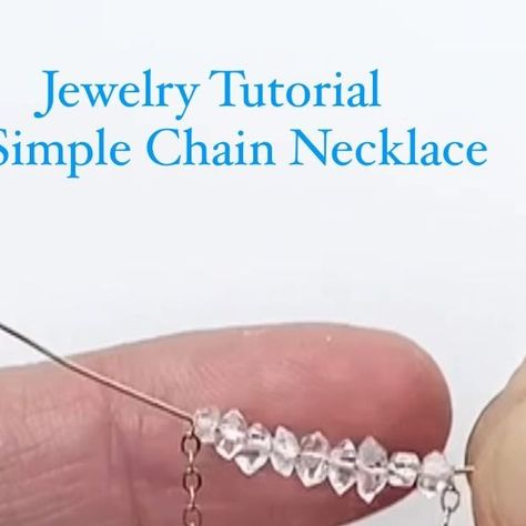 5,796 likes, 111 comments - stonesandfindings on February 2, 2021: "Jewelry Tutorial 👉How To Wire Wrap A Herkimer Diamond Bar Necklace💎 Please let me know if ..." Jewelry Making Videos, Simple Chain Necklace, Diamond Bar Necklace, Or Questions, Instagram Jewelry, Diamond Bar, Herkimer Diamond, Jewelry Tutorials, Bar Necklace