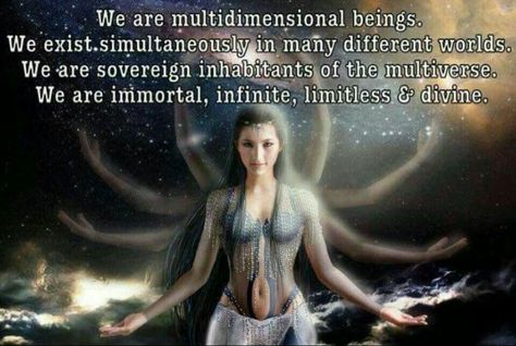 We are multidimensional beings .... Multidimensional Being, Healing Chakras, Reiki Healer, Quantum Physics, Spiritual Enlightenment, Spiritual Awareness, Spiritual Wisdom, New Energy, Empath