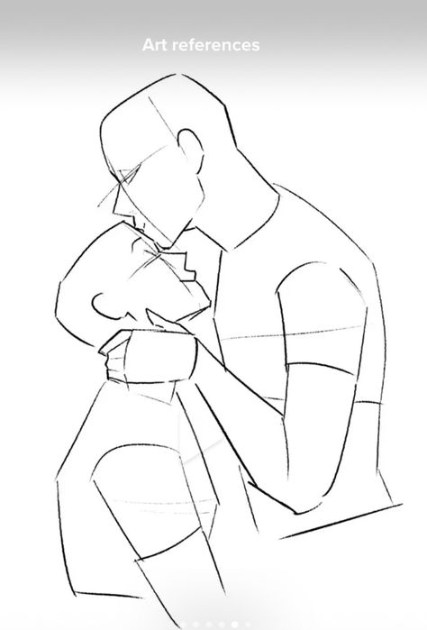 Couple Poses Drawing Male X Male, Couple Pose References Drawings, Male Couple Drawing Base, Height Difference Couple Poses Reference, Couple Poses Reference Dancing, Practice Drawing Poses, Height Difference Art Reference, Kiss On Cheek Reference Drawing, Stuck In A Box Pose Reference Drawing