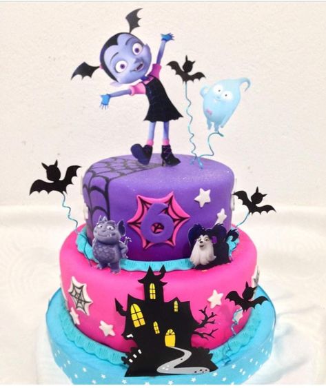 Vampirina Birthday, Princess Birthday Cake, Monster High Party, Baby Shower Banner, 6th Birthday Parties, Birthday Party Cake, 3rd Birthday Parties, Princess Birthday, 7th Birthday