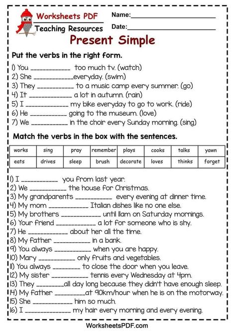 Simple Present Tense Activities, Grammar Tenses Chart, English Grammar Tenses Chart, Words English Vocabulary, Tenses Chart, Grammar Tenses, English Grammar Test, English Conversation Learning, English Grammar Tenses