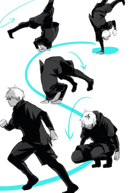 shiromi Tokyo Gul, Haise Sasaki, Trening Sztuk Walki, Action Pose Reference, Drawing Body Poses, Sketch Poses, Animation Sketches, Cinnamon Bun, My Past