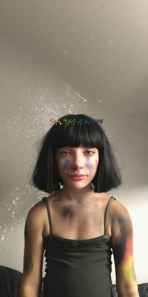 Sia Wallpapers Aesthetic, Sia Album, Tela Aesthetic, Sia Kate Isobelle Furler, Album Wallpaper, Diy Costumes, Dance Moms, Oil Painting Landscape, Knit Sweater Cardigan