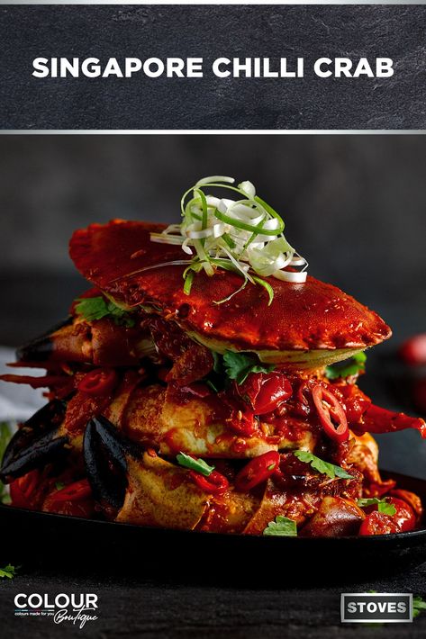 Chilli Crab Recipe, Luxurious Dinner, Japanese Food Photography, Tom Yum Paste, Chilli Crab, Chili Crab, Crab Recipe, Kitchen Cooker, Creamy Crab