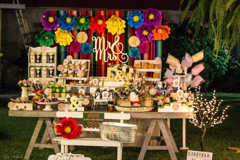 Mexican Wedding Centerpieces, Mexican Dessert Table, Charro Theme, Mexican Theme Wedding, Mexican Themed Weddings, Mexican Party Decorations, Mexican Birthday, Mexican Party Theme, Fiesta Theme