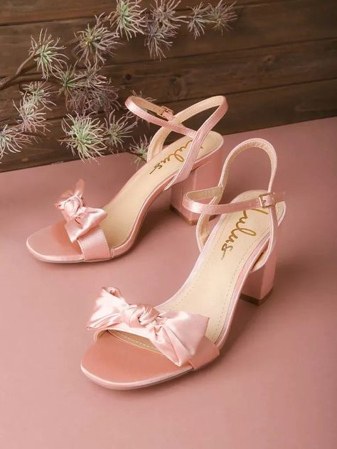 Blush Wedding Shoes Lulus, Blush Pink Wedding Shoes, Pink Bridal Shoes, Heels Bow, Pink Wedding Shoes, Blush Pink Wedding, Sandals Cute, Wedding Shoes Bride, Dr Shoes