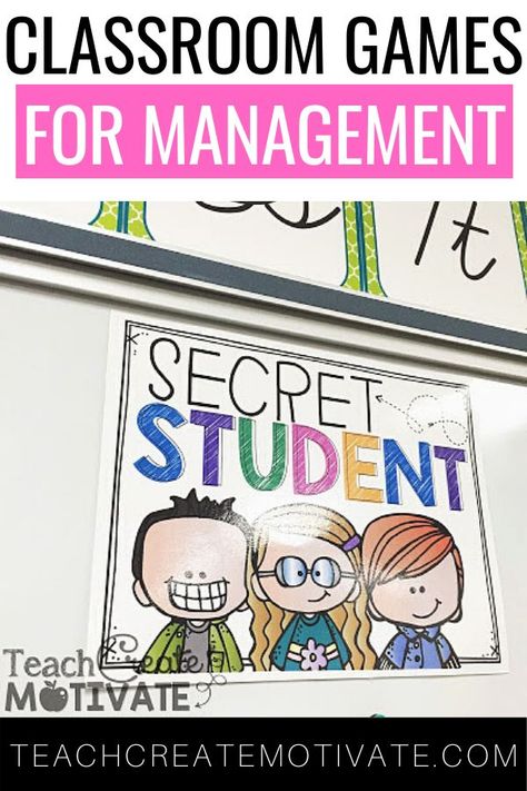 Secret Student, School Diy Ideas, Positive Classroom Management, Classroom Elementary, Perfect Classroom, Classroom Management Elementary, Teaching Classroom Management, Classroom Management Techniques, Classroom Behavior Management