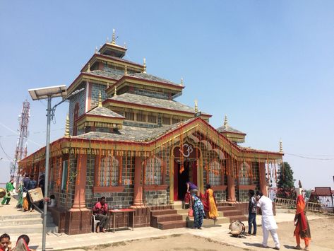 Surkanda devi temple  Near dhanaulti Uttarakhand Surkanda Devi, Devi Temple, Shimla, Mantra, Temple, House Styles, Quick Saves