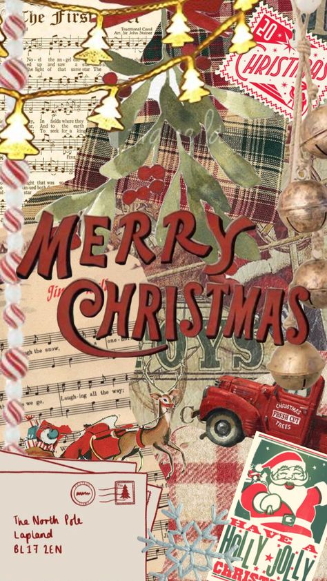 #christmas #christmasaesthetic Vintage Christmas Aesthetic Wallpaper Laptop, Christmas Wallpaper Aesthetic Red, Christmas Shuffle, Collage Christmas, Christmas Collages, Aesthic Christmas Wallpaper Collage, Cute Christmas Wallpaper Collage, Christmas Collage Aesthetic Wallpaper, Christmas Phone Wallpaper Collage