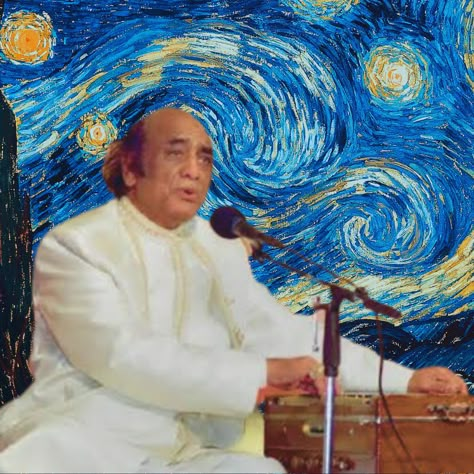 Mehdi Hassan + canvas Ghazal Core Aesthetic, Mehdi Hassan, Room Moodboard, Retro Bollywood, Spotify Covers, Vintage Bollywood, Poster Ideas, + Core + Aesthetic, Classical Art