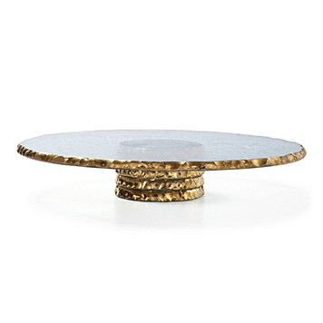 Annieglass Edgey Pedestal Cake Plate | Bloomingdale's Resin Cake Stand, Gold Cake Stand, Pearl Cake, Cake Pedestal, Pedestal Cake Plate, Cake Platter, Pedestal Stand, Glass Cake, Pedestal Cake Stand