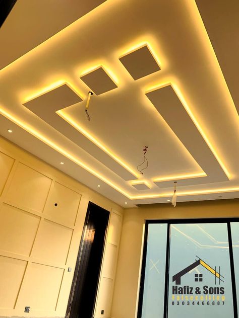 Unleash the potential of your space with our Model Design False Ceiling series. Elevate your surroundings and indulge in the artistry of design. Contact us Now 📞 03034466887 #FalseCeiling #InteriorDesign #EleganceDefined #HomeDesign #HafizAndSonsCeiling #interior #luxurydecor #luxuryhomes #homedecor #LuxuryLiving #CeilingUpgrade #designer #WallDesign #TransformYourSpace #roof #modernfalseceiling Celing Roof Design, Gypsum Board Ceiling, Interiors 2024, Best False Ceiling Designs, Pop Design For Roof, Plafon Pvc, Gypsum Ceiling Design, Simple Ceiling, Board Ceiling