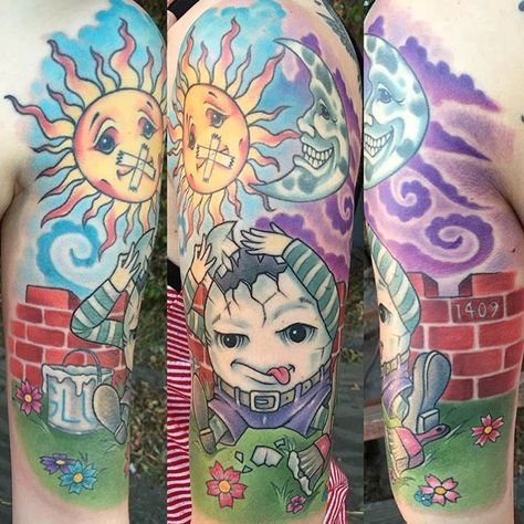 Humpty Dumpty by Chad Whitson-Bearcat Tattoo Gallery-Little Italy-San Diego, CA Humpty Dumpty, Tattoos Gallery, Little Italy, San Diego, Tattoo Ideas, Italy, Tattoos