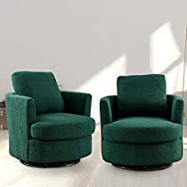 Bucket Chair, Circle Chair, Green Chairs, Bucket Chairs, Swivel Club Chairs, Comfy Armchair, Chair Swivel, Nursery Chair, Swivel Barrel Chair